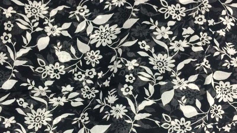 Georgette Printed Viscose Fabric 04
