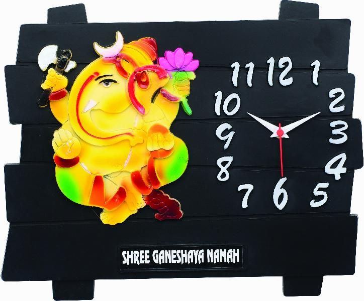 Designer Glass Wall Clock (401G)