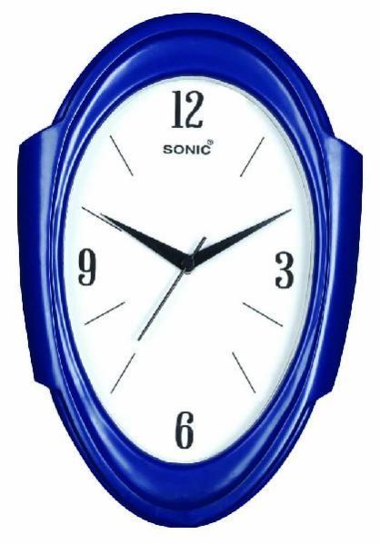 Oval Wall Clock (261 Blue)