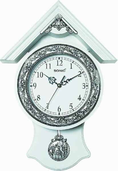 Pendulum Wall Clock (311 White)
