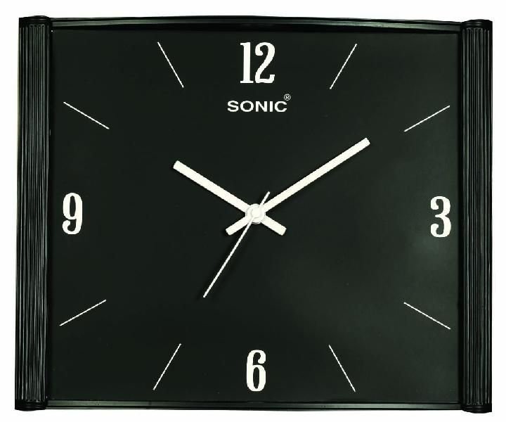 Square Wall Clock (056 Black)
