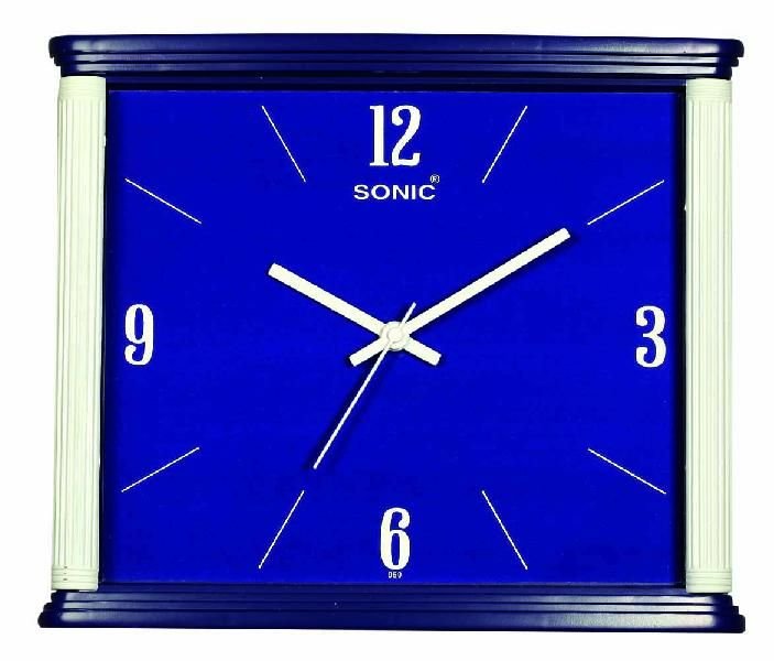 Square Wall Clock (060 Blue)