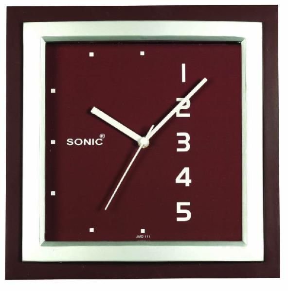 Square Wall Clock (111 brown)