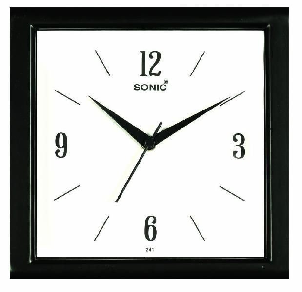 Square Wall Clock (121 BK)