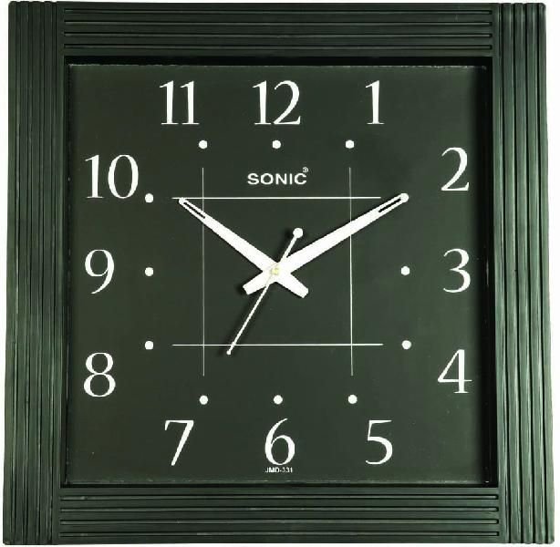 Square Wall Clock (331 black)