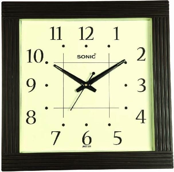 Square Wall Clock (331 woodern)