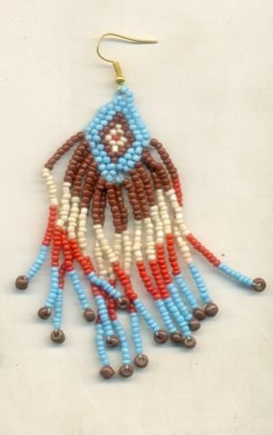 FJ-BDER0# 30159 Beaded Earrings