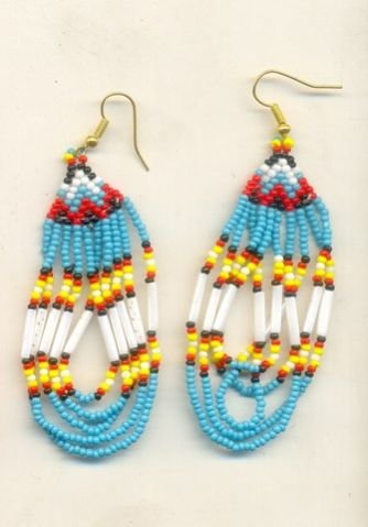 FJ-BDER0# 30160 Beaded Earrings