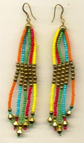 FJ-BDER0# 30161 Beaded Earrings