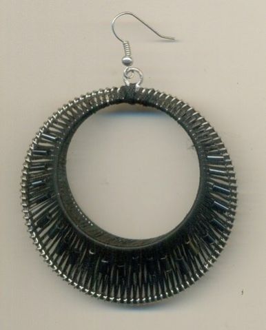 FJ-GER0# 30167 Glass Earrings