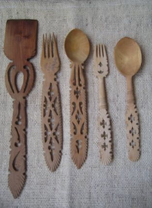 KC-WCY0# 30382 Wooden Kitchen Tools