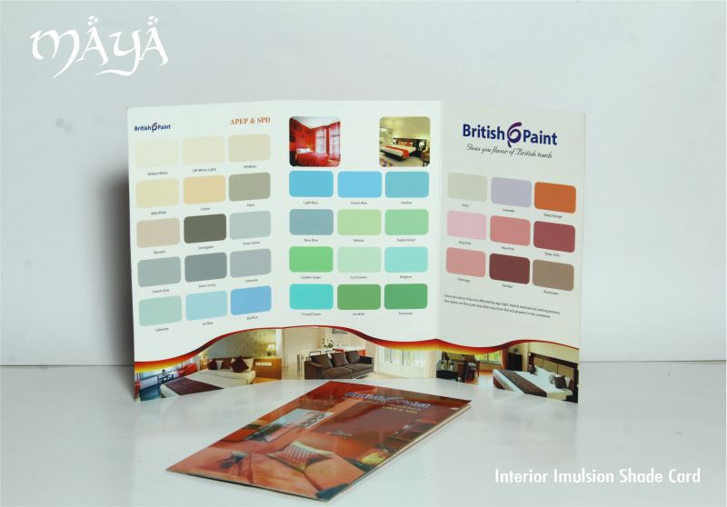 Interior Emulsion Shade Card Designing 01