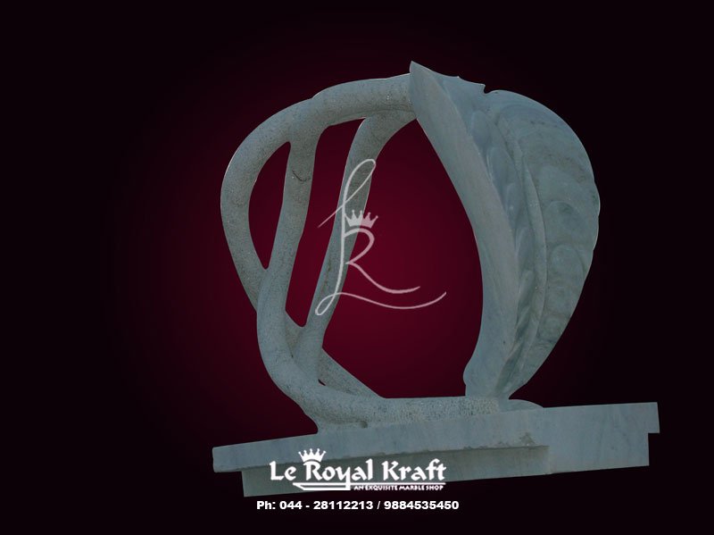 White Marble Modern Art 01