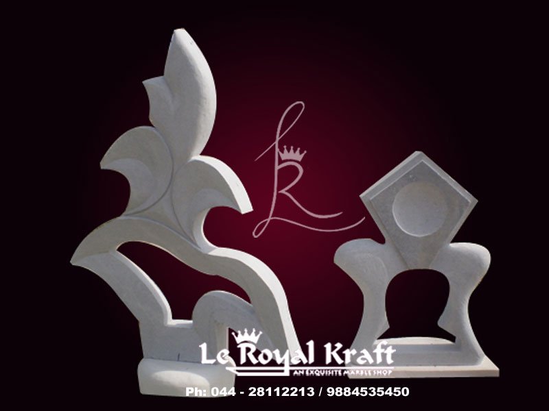 White Marble Modern Art 02