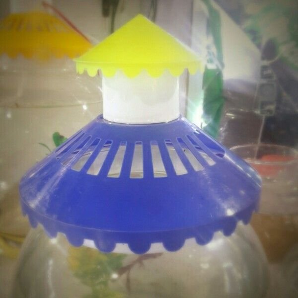 Blue and Yellow Bowl Cover