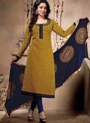 Unstitched Cotton Jacquard Suit 01