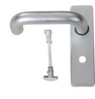 19mm Round Lever Bathroom on Concealed Plate