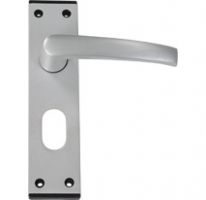 Lever Oval Cut on Black End Cap Plate