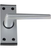 Straight Lever Latch on 4  Plate
