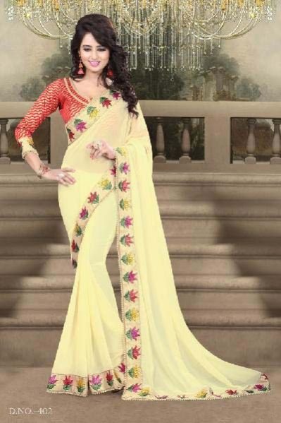 Printed Saree (D.NO. 402)