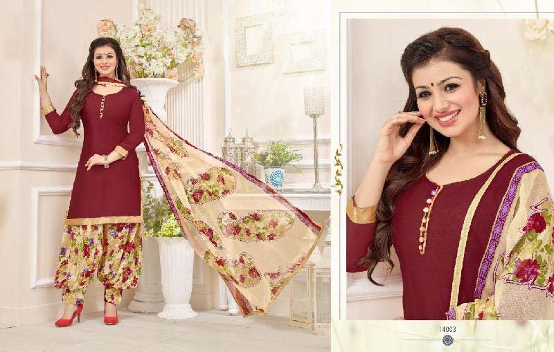 Glace Cotton Salwar Suit (14003)