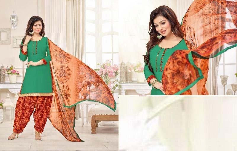 Glace Cotton Salwar Suit (14007)
