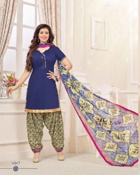 Glace Cotton Salwar Suit (14017)