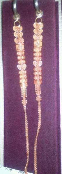 Gold Earrings Chains 03