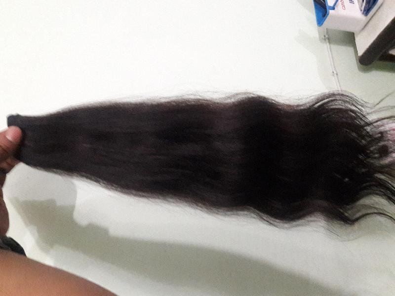 Indian Natural Remy Human Wavy Hair Extension 01