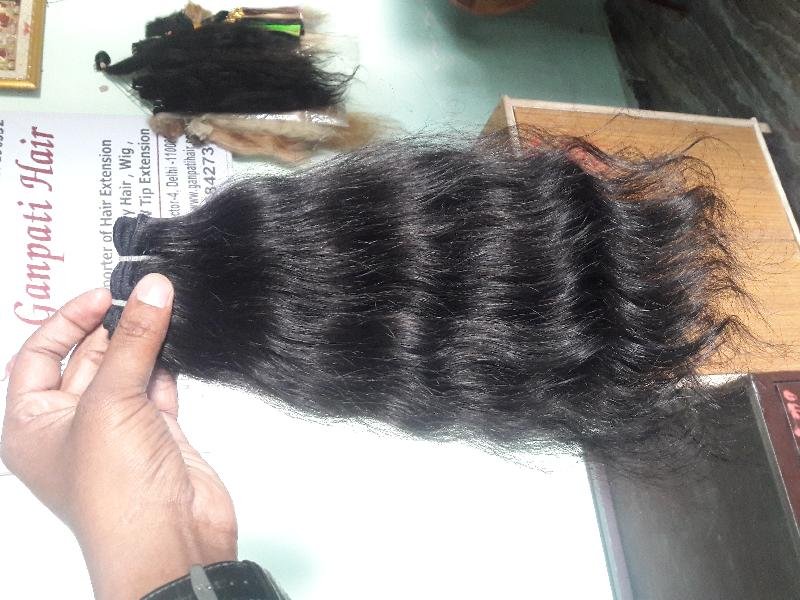 Indian Natural Remy Human Wavy Hair Extension 02