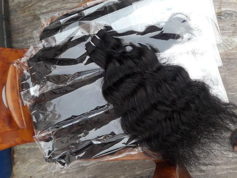 Indian Natural Remy Human Wavy Hair Extension 03