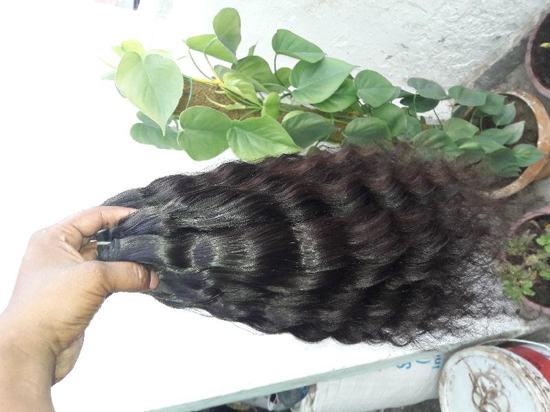 Indian Natural Remy Human Wavy Hair Extension 04