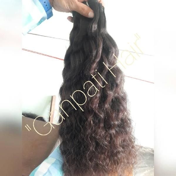 Indian Natural Remy Human Wavy Hair Extension 05