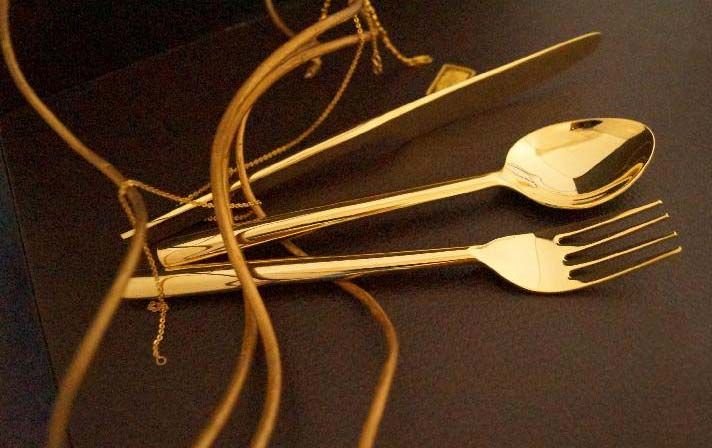 Gold Plated Cutlery 01