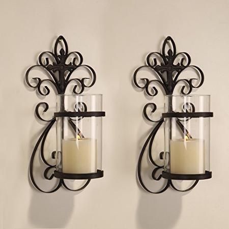 Vintage Iron Candle Holders