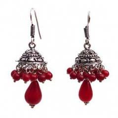 Maroon Designer Earrings