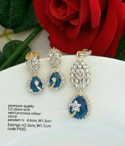 Cubic Zirconia Fashion Earrings (PS52) 01