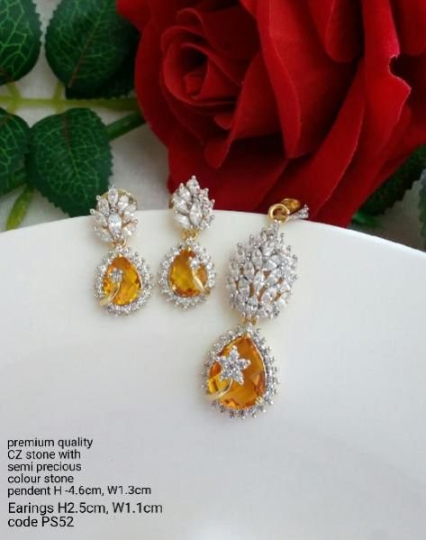 Cubic Zirconia Fashion Earrings  (PS52) 03