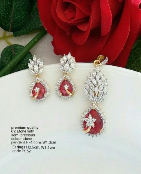Cubic Zirconia Fashion Earrings (PS52) 04
