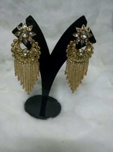 Gold Plated Antique Earrings 02