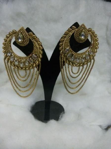 Gold Plated Antique Earrings 05