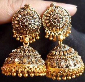 Gold Plated Antique Earrings 06