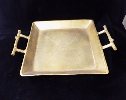 Brass Rectangular Platter 02