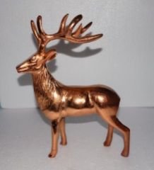 Copper Deer Statue 02