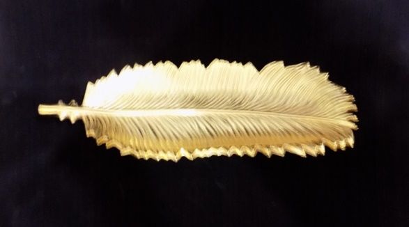 Brass Palm Leaf Tray 01