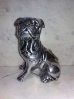 Stainless Steel Dog Statue 01