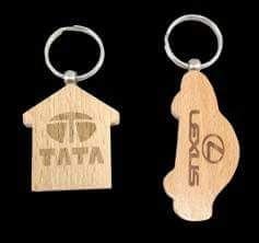 Promotional Wooden Keychain 01