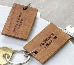 Promotional Wooden Keychain 02