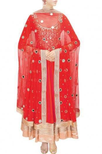 Embroidered Anarkali Suit 02