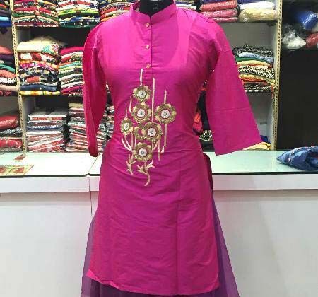 Machine Embroidered Kurti 03